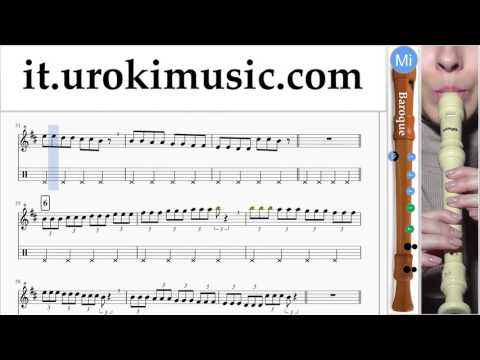 Lezioni di Flauto Dolce B. Romeo Santos - Propuesta Indecente Parte#1 Melodia Tutorial Spartito