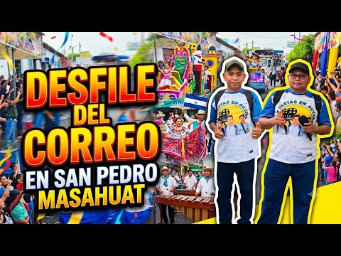 Desfile del Correo en San Pedro Masahuat Departamento de La Paz 
