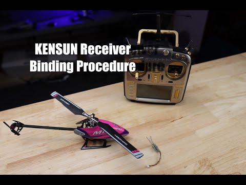 KENSUN Receiver binding procedure on the OMP Hobby M1 and M2