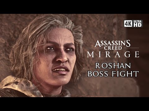 Roshan Boss Fight | Assassin's Creed Mirage | 4K