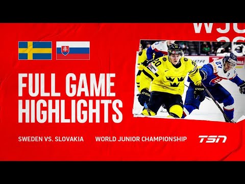 Sweden vs. Slovakia FULL HIGHLIGHTS | 2026 World Junior Championship