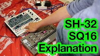 Video thumbnail for Techno trance on the Roland SH-32 and MAM SQ16 : an explanation by gwEm’s gwEmbassy