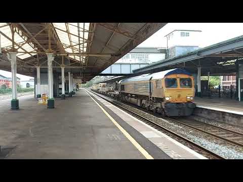 66737 6X73 Goodrington Yard to Westbury TC passing NTA 110E