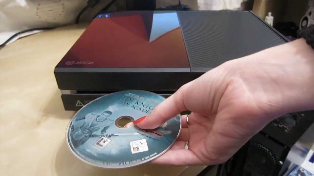 Broken Xbox One disc drive - YouTube