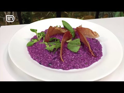 Risotto me lakër të kuqe dhe proshutë krudo në Kripë dhe Piper 05/03/2018 | IN TV Albania