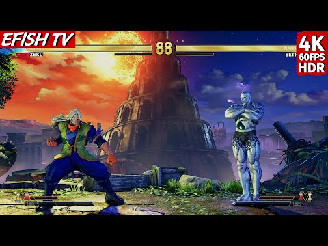 Zeku vs Seth (Hardest AI) - Street Fighter V
