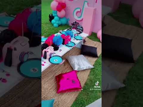 Ideas y decoración para la fiesta de Tiktok