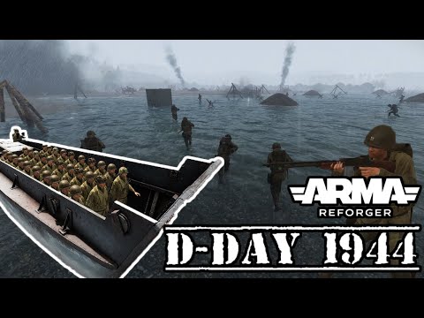ARMA REFORGER D-DAY 1944 | OPERATION FROM HELL (Storming The Beaches)