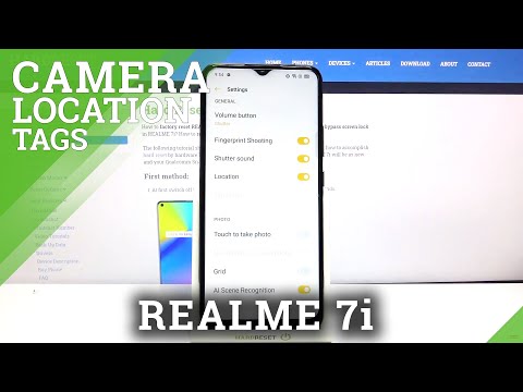 How to Turn on/off Camera Location Tags on Realme 7i – Save Pictures Location