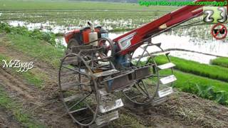 Kubota Two Wheel Hand Tractor Walking Down