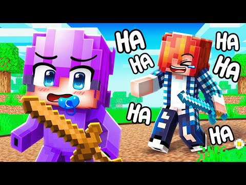 Baby Dash Got BULLIED So I Made Him OVERPOWERED In Minecraft…