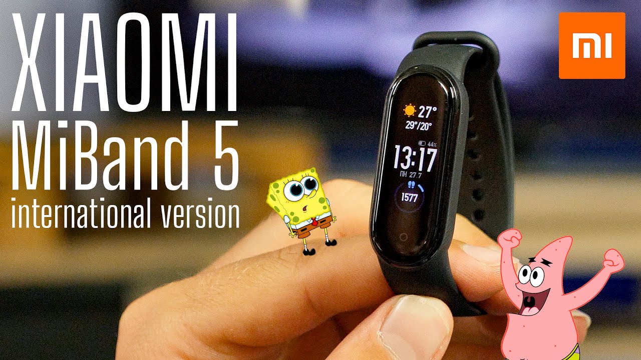 Фітнес-трекер Xiaomi Mi Smart Band 5 Black Global video preview