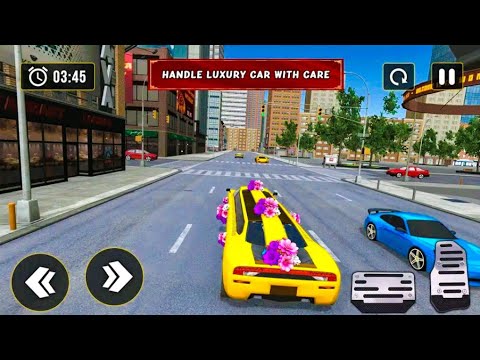 Luxury Wedding Limousine Taxi: 3D Car Driving 2021 by Mob 3D Gamers - Android Gameplay HD