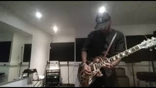 Solo burning our bed. Alice Cooper