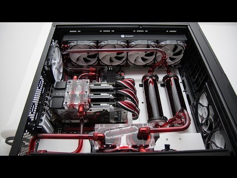 Timelapse Build Phanteks Enthoo Primo Big Red + PC Porn