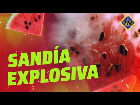 Explotando una sandía solo con sal - Ciencia - El Hormiguero