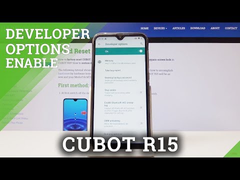How to Activate Developer Options in CUBOT R15 - Enable OEM Unlock