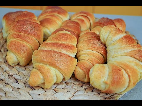 CORNETTI FATTI IN CASA come quelli del bar RICETTA facile HO VOGLIA DI DOLCE