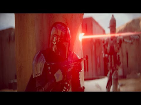 The Mandalorian And IG-11 Teamup/Shootout Scene Part 1|| The Mandalorian 1x01 1080p 60fps