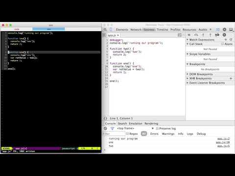 The Javascript Runtime 3 The Call Stack