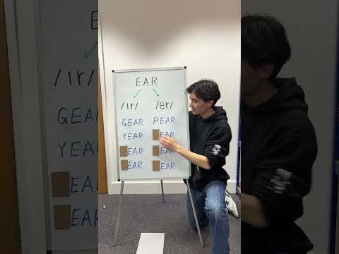 How to pronounce 'EAR' words (sorry I messed it up in the beginning lol) #learnenglish #ytshorts