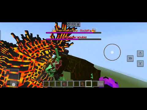 Thermo Godzilla vs zombie Anubis