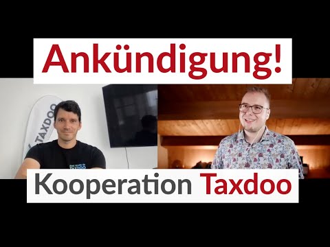 Ankündigung - Kooperation mit #taxdoo
