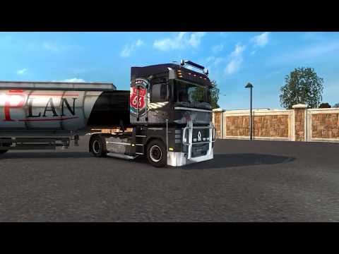 ETS2 @ Road to 100 % Locked The Giant Map | Renault Magnum | Klagenfurt (A) - Montpellier (F)
