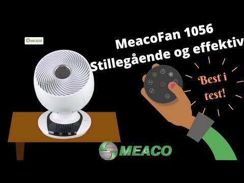 MeacoFan 1056 - stille vifte, best i test, DC-teknologi