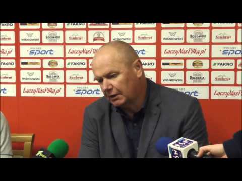 Konferencja prasowa po meczu Sandecja Nowy Sącz - MKS Kluczbork