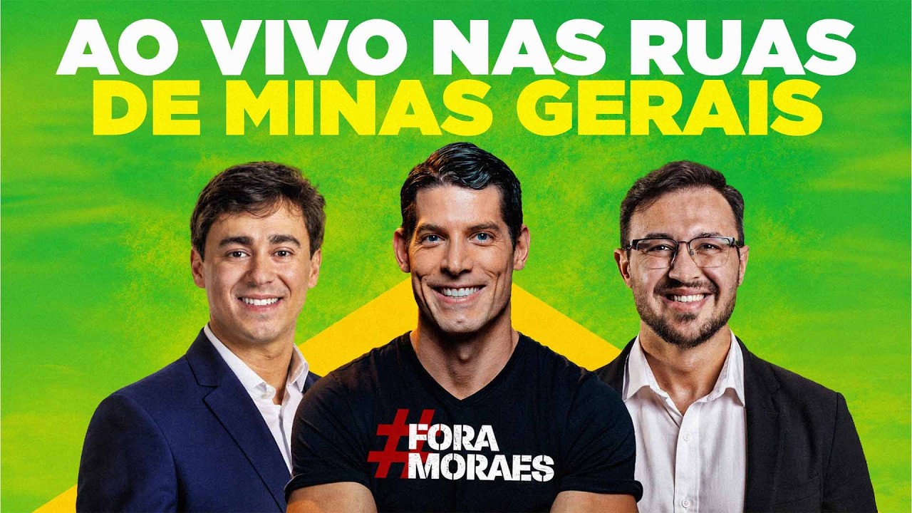 AO VIVO EM MINAS - NIKOLAS FERREIRA, MARCO ANTÔNIO COSTA E PABLO ALMEIDA NAS RUAS | 04/09/2026
