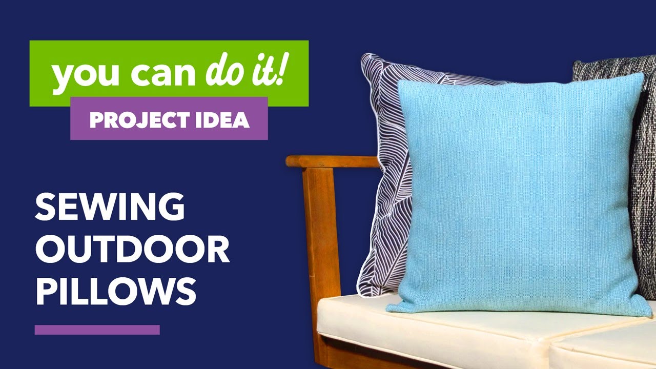 How To Make Outdoor Pillows and Sling Chair Online JOANN