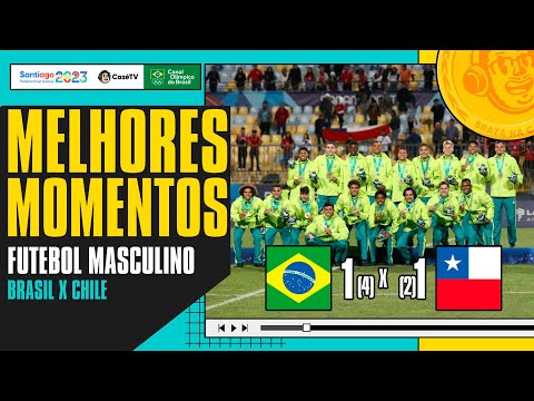 Gols e lances de Brasil x Chile