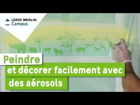 comment appliquer peinture aerosol