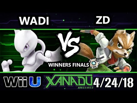 S@X 247 Smash 4 - WaDi (Mewtwo) Vs. ZD (Fox) - Wii U Winners Finals