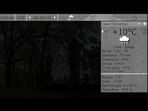 Погода. Санкт-Петербург. 22 - 24 октября 19 г.