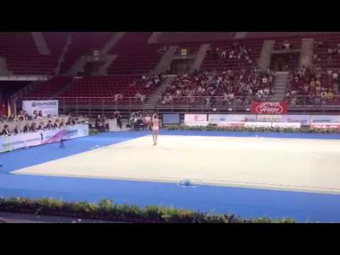 Dundee World Cup - Viktoria Mazur UKR ball