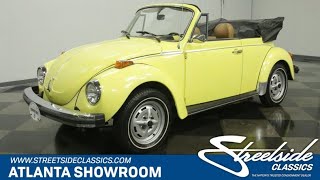Video Thumbnail for 1979 Volkswagen Beetle Convertible