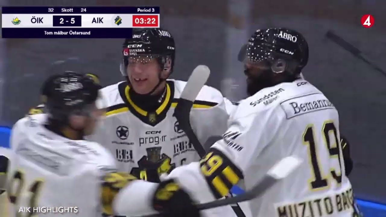 Östersunds IK - AIK | Hockeyallsvenskan 2023/24 omgång 13