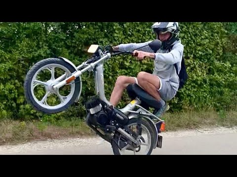 Tomos flexer 65cc whellie #tomos