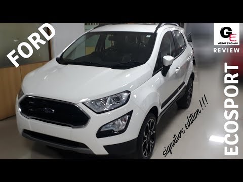 2018 Ford Ecosport Signature Edition white with sunroof | detailed review | features | specs !!!! Video