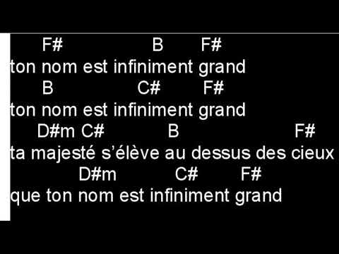 Ton Nom est infiniment grand - EDEN (paroles & accords)