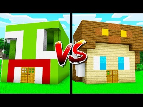 UNSPEAKABLE HOUSE vs MOOSE HOUSE IN MINECRAFT!