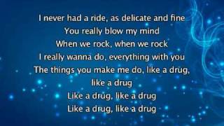 Kylie Minogue - Like A Drug, Lyrics In Video