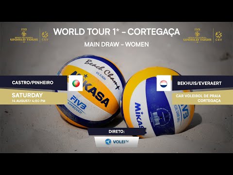 Castro/Pinheiro (POR) vs (NED) Bekhuis/Everaert - WORLD TOUR 1* CORTEGAÇA