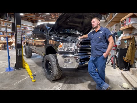 Leakin’ son of a gun! Replacing front crank seal on a 6.7 Cummins