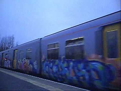 Graffitied Merseyrail Unit @ Sand Hills