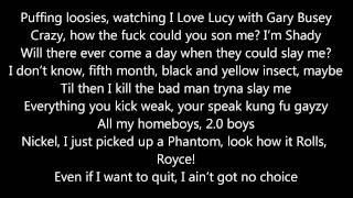 Eminem ft Slaughterhouse and Yelawolf - 2.0 Boys Lyrics (HD)