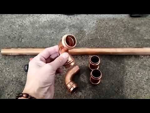 How to repair a copper water pipe/Press tool