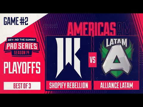 Shopify Rebellion vs Alliance.LATAM Game 2 - BTS Pro Series 14 AM Playoffs - rkryptic, neph, Panders